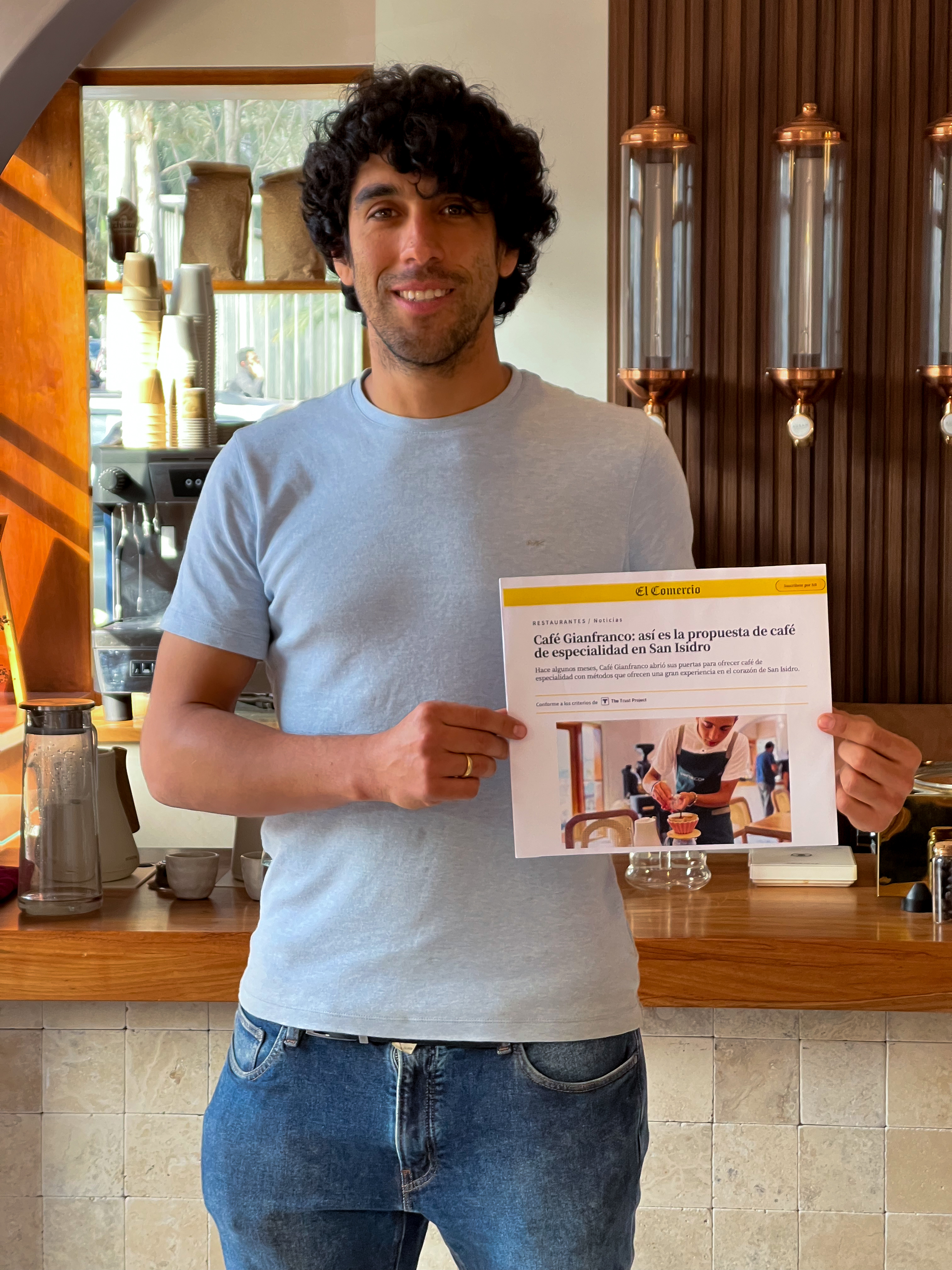 Café Gianfranco en El Comercio: Café de especialidad en San Isidro