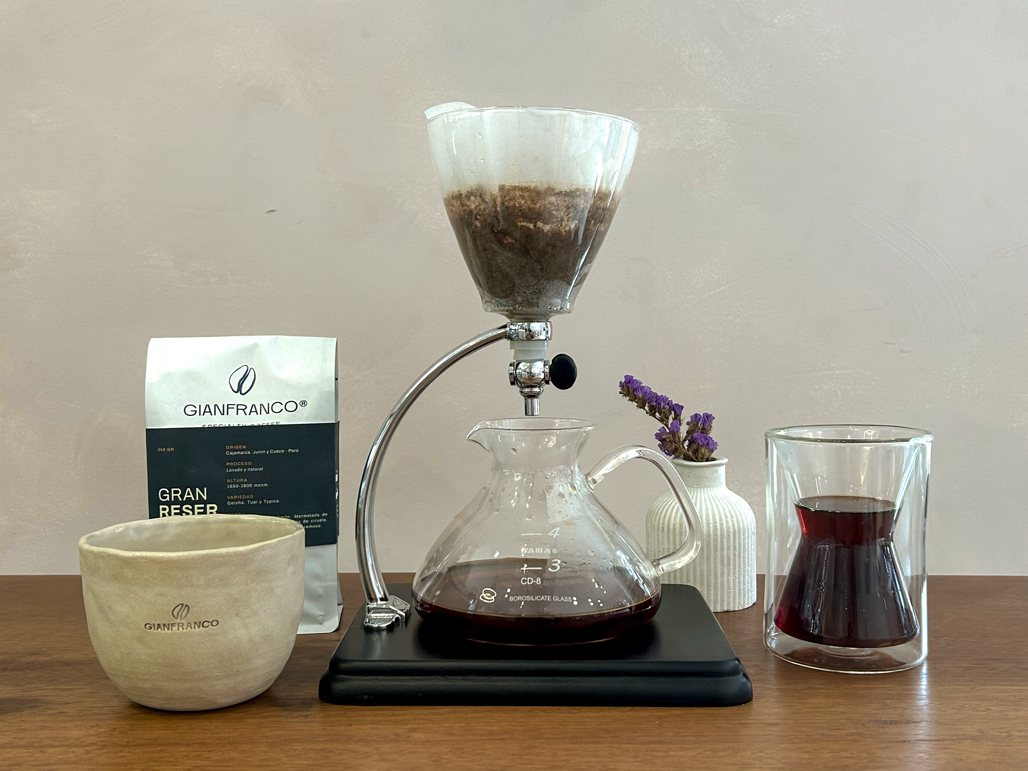 Cafés especiales en Café Gianfranco
