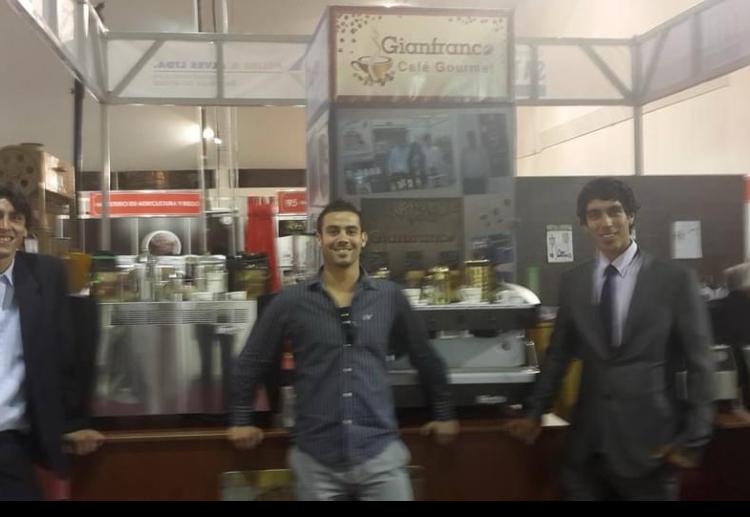 Stand de Giuffra en exposición de café